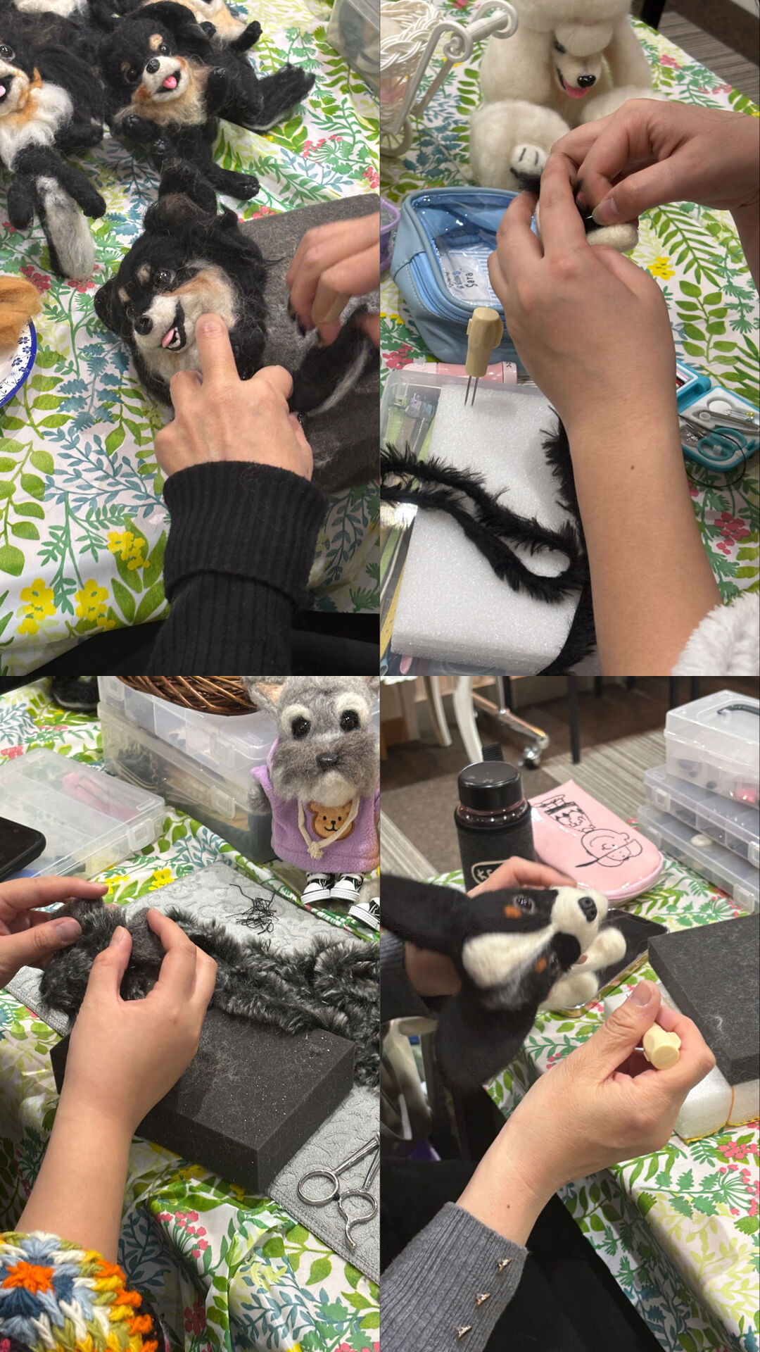 夏休みの特別な企画🐶針を使わない羊毛フェルト🌟元町商店街4丁目